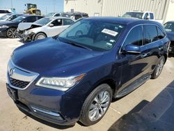 Salvage cars for sale at Haslet, TX auction: 2014 Acura MDX Technology