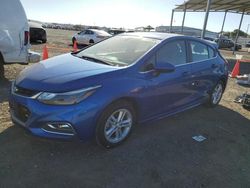 Vehiculos salvage en venta de Copart San Diego, CA: 2017 Chevrolet Cruze LT