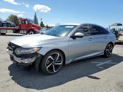 Salvage cars for sale at Rancho Cucamonga, CA auction: 2019 Honda Accord Sport