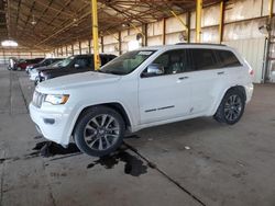 Jeep salvage cars for sale: 2017 Jeep Grand Cherokee Overland