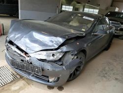 Salvage cars for sale at Sandston, VA auction: 2015 Tesla Model S 85D