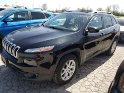 Salvage cars for sale at Cahokia Heights, IL auction: 2015 Jeep Cherokee Latitude