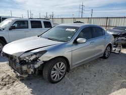 Salvage cars for sale from Copart Haslet, TX: 2011 Honda Accord EXL