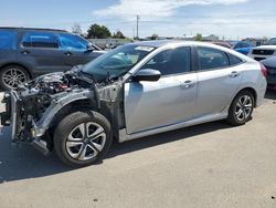 Honda salvage cars for sale: 2018 Honda Civic LX