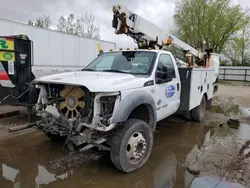 Salvage trucks for sale at Elgin, IL auction: 2011 Ford F450 Super Duty