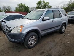 Salvage cars for sale from Copart Baltimore, MD: 2002 Honda CR-V EX