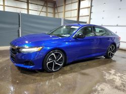 Salvage cars for sale from Copart Columbia Station, OH: 2022 Honda Accord Sport