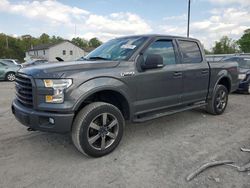 Salvage cars for sale at York Haven, PA auction: 2016 Ford F150 Supercrew