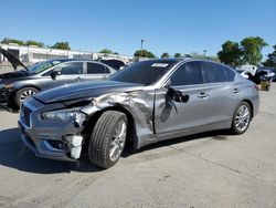 Infiniti Q50 Luxe Vehiculos salvage en venta: 2019 Infiniti Q50 Luxe