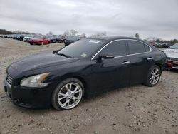Salvage cars for sale at West Warren, MA auction: 2012 Nissan Maxima S