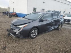 Salvage cars for sale at Farr West, UT auction: 2017 Toyota Prius