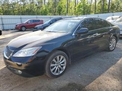 Salvage cars for sale at Harleyville, SC auction: 2007 Lexus ES 350