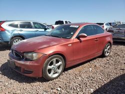 BMW salvage cars for sale: 2009 BMW 128 I