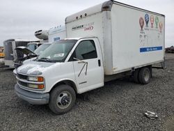 Salvage trucks for sale at Airway Heights, WA auction: 2002 Chevrolet Express G3500