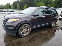 Salvage cars for sale at Arlington, WA auction: 2014 Ford Explorer Limited