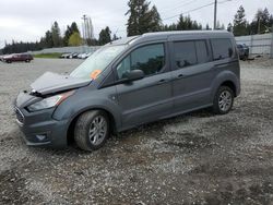 Salvage cars for sale from Copart Graham, WA: 2019 Ford Transit Connect XLT