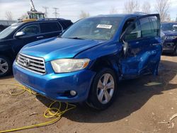 Salvage cars for sale from Copart Elgin, IL: 2008 Toyota Highlander Limited