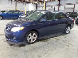 Salvage cars for sale at Jacksonville, FL auction: 2013 Toyota Corolla Base