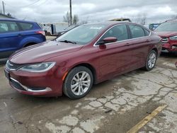 Chrysler salvage cars for sale: 2016 Chrysler 200 Limited