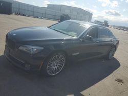 Salvage cars for sale at Assonet, MA auction: 2009 BMW 750 LI