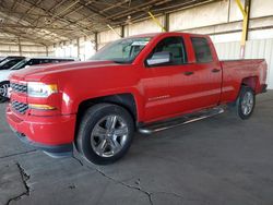 Chevrolet salvage cars for sale: 2017 Chevrolet Silverado C1500 Custom