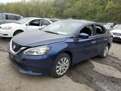 Salvage cars for sale at Marlboro, NY auction: 2017 Nissan Sentra S