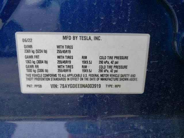 2022 Tesla Model Y