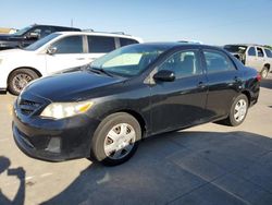 Toyota Corolla Base salvage cars for sale: 2011 Toyota Corolla Base