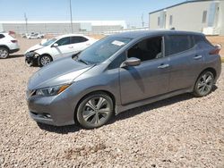 Salvage cars for sale at Phoenix, AZ auction: 2021 Nissan Leaf SV