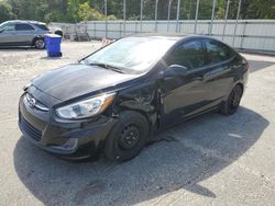 Salvage cars for sale at Savannah, GA auction: 2017 Hyundai Accent SE