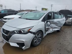 Salvage cars for sale from Copart Chicago Heights, IL: 2021 Nissan Versa SV