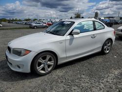 Salvage cars for sale at Eugene, OR auction: 2012 BMW 128 I