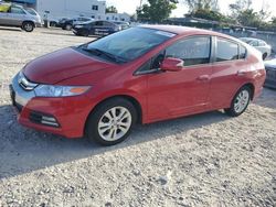 Honda Insight salvage cars for sale: 2013 Honda Insight EX