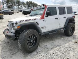 Salvage cars for sale at Loganville, GA auction: 2019 Jeep Wrangler Unlimited Rubicon