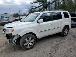 Salvage cars for sale from Copart Lyman, ME: 2014 Honda Pilot Touring