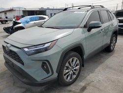 Salvage cars for sale at Sun Valley, CA auction: 2022 Toyota Rav4 XLE Premium