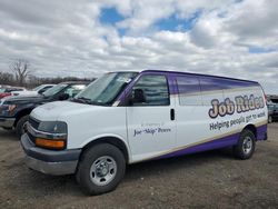 Salvage cars for sale at Des Moines, IA auction: 2013 Chevrolet Express G3500 LT