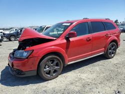Salvage cars for sale at Antelope, CA auction: 2020 Dodge Journey Crossroad