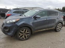 Salvage cars for sale from Copart Leroy, NY: 2017 KIA Sportage SX