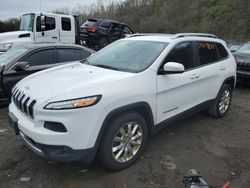 Salvage cars for sale from Copart Marlboro, NY: 2017 Jeep Cherokee Limited