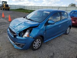 Salvage cars for sale from Copart Mcfarland, WI: 2017 Mitsubishi Mirage SE