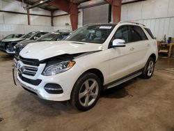 Salvage cars for sale at Lansing, MI auction: 2017 Mercedes-Benz GLE 350 4matic