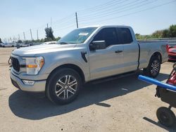 Salvage cars for sale at Miami, FL auction: 2021 Ford F150 Super Cab