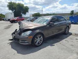 Salvage cars for sale from Copart Orlando, FL: 2014 Mercedes-Benz C 250