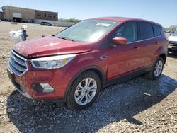 Salvage cars for sale from Copart Kansas City, KS: 2017 Ford Escape SE