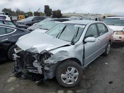 Salvage cars for sale from Copart Martinez, CA: 2006 Toyota Corolla CE