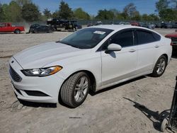 Salvage cars for sale at Madisonville, TN auction: 2018 Ford Fusion SE