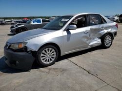 Salvage cars for sale at Grand Prairie, TX auction: 2008 Subaru Impreza 2.5I