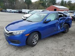 Salvage cars for sale at Mendon, MA auction: 2016 Honda Civic LX