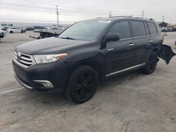 Toyota Highlander salvage cars for sale: 2013 Toyota Highlander Limited